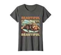 Insecto Mosca la Hermosa Mosca FEA Camiseta, Mujer, Asfalto, XS