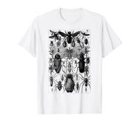 Insectos Colección Especies Bugs Vintage Entomology Camiseta gráfica económica, Hombre, Blanco, XL