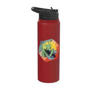 Insectos de mantis rezando Mantis comiendo naturaleza amante Stainless Steel Insulated Water Bottle