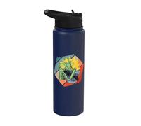 Insectos de mantis rezando Mantis comiendo naturaleza amante Stainless Steel Insulated Water Bottle