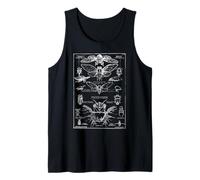 Insectos Especies Insectos Vintage Entomología Entomólogo Cigarra Camiseta sin Mangas