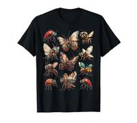 Insectos Steampunk del mundo Mecánico Futurista Bug Art Camiseta