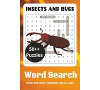 Insects and Bugs Word Search Puzzle Book: Easy to Read Print | 6 x 9 inches, 144 pages | 70+ puzzles - Gift for Vacations, Holidays, and Relaxing Times