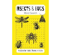 Insects and Bugs Word Search Puzzle Book: Word Searches about Spooky and Creeping Critters, Spiders, Beetles, and more | Easy-to-Read Print | 6x9 ... | Great for Halloween, Kids & Nature Lovers