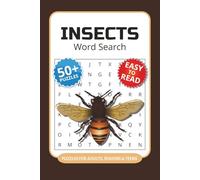 Insects Word Search Puzzle Book: 50+ Word Searches with Easy to Read Print about Insects, Natural World, Ants and More I 6x9 inches, 110 pages I ... budding entomologists and science students