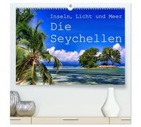 Inseln, Licht und Meer - die Seychellen (hochwertiger Premium Wandkalender 2026 DIN A2 quer), Kunstdruck in Hochglanz: Die Seychellen begeistern mit ... dem klaren Licht und natürlich dem Meer