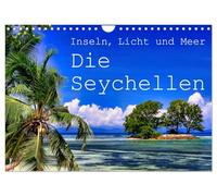 Inseln, Licht und Meer - die Seychellen (Wandkalender 2026 DIN A4 quer), CALVENDO Monatskalender: Die Seychellen begeistern mit ihren Inseln, dem klaren Licht und natürlich dem Meer