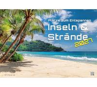 Inseln & Strände - Plätze zum Entspannen - 2027 - Kalender DIN A3: Der Wandkalender mit den schönsten Motiven der Paradiese unserer Welt für das Jahr 2027 im Format DIN A3 (ca. 42 x 30 cm)!
