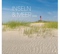 Inseln und Meer Edition Kalender 2026: Die nordfriesische Landschaft in einem hochwertigen Fotokalender. Kalender 2026 Landschaften voll Wasser und weißem Sand.