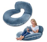 INSEN Almohada de lectura, almohada de espalda para sentarse en la cama para leer, enfermera y relajarse, almohada de lectura para adultos, madres y niños, almohada para sentarse en la cama, color