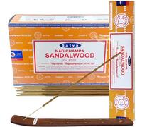 Insence Insense Satya - Varillas de Incienso y Soporte para Varillas de Incienso de sándalo