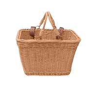 INSEOWI Bicicletas Resistentes Agua Cesta A La Mano De Los Niños Tejidos A Mano con Accesorios Liberación Rápida Bicicleta Mimbre Resistente A La Intemperie