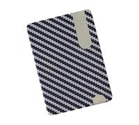 INSEOWI Cartera Sencilla con Acabado De Fibra Carbono Permanente Plan Compacto para Hombre Capacidad para 10 Diseños Efectivo Seguro Acabado Atractivo Tarjetero Fibra Carbono