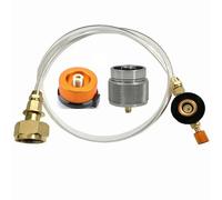 INSEOWI Cilindros para exteriores, tanques, hornos, conectores, acopladores de carga, recarga de combustible para camping