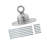 INSEOWI Correa Giratoria Antiescape con Clip Gancho Giratorio 360 Aleación De Acero para Mascotas Ganado Seguridad Aire Libre Correa para Perros Duradera