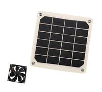 INSEOWI Mobile Solar Ventilation Device IP65 Security Three Thousand WHIRLS Motor Heat Dissipation for Indoor Conditions Monocrystalline Solar Vent Fan