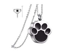 INSEOWI Vitrina Grabada del Sello De La Caja Cremación Animal Doméstico Metal para Urna Acero Estable Conmemorativa Animal Doméstico Ministerio Interior