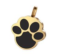 INSEOWI Vitrina Grabada del Sello De La Caja Cremación Animal Doméstico Metal para Urna Acero Estable Conmemorativa Animal Doméstico Ministerio Interior