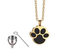 INSEOWI Vitrina Grabada del Sello De La Caja Cremación Animal Doméstico Metal para Urna Acero Estable Conmemorativa Animal Doméstico Ministerio Interior