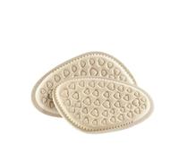 Inserciones antideslizantes para zapatos en el antepié, medias plantillas, protector de pies, almohadilla de suela para reducir el tamaño (albaricoque)