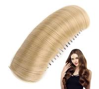 Inserciones básicas para el cabello, pinzas para el cabello | Almohada invisible para el cabello, peinado para volumen natural, almohadillas ligeras que son fáciles de usar para moño o cola de caballo