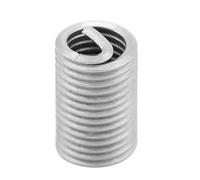 Inserciones de Hilo, Kit de reparación de roscas, 50 piezas Kit de reparación de bujes de tornillo, de inserción de rosca autorroscante M6 x 1.0 x Longitud 3D