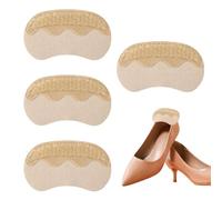 Inserciones de tacón de zapato, almohadillas de tacón para zapatos - 4 piezas almohadillas de tacón trasero para zapatos | Cómodo forro de tacón protector de tacón para zapatos reutilizables po