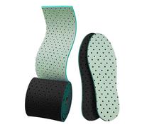 Inserciones de zapatos: plantillas íntimas en curso, amortiguador de malla transpirable | Absorción de golpes de doble cara y soporte ortopédico con orificios de ventilación, plantillas personaliza