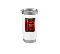 INSERT COIN TO JUGAR Retro Arcade Game 25 Cents Coin Door Vaso térmico de acero inoxidable de doble pared
