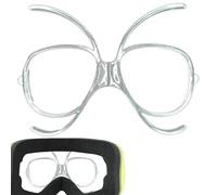 Insertar Gafas De Esquí Rx - Adaptador Flexible Transparente Para Gafas De Moto De Snowboard | Ajuste De Clips De Marco Interior Óptico Para Gafas Deportivas, De Visión Clara