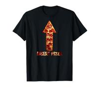 Insertar Pizza Divertido Cheesy Food Lover Gráfico Camiseta
