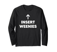 Insertar Weenies Funny Arrow Hot Dog Manga Larga