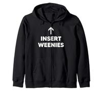 Insertar Weenies Funny Arrow Hot Dog Sudadera con Capucha