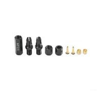 Inserte Freno Disco MTB 5mm Aleación Aluminio | Aleación de aluminio anodizado, desgaste, , ideal MTB, carretera y ciudad(Black)