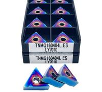 Inserto CBN TNMG160404L TNMG160404R TNMG160408L TNMG160408R ES Hoja de aleación dura for corte de roscas(TNMG160404L LY7010)