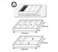 Inserto con herramientas para el carro TOPTUL XTGAAT0802
