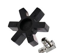 Inserto de acoplamiento de mandíbula - Caucho sólido y flexible, almohadilla amortiguadora de transmisión mecánica industrial | Componente del de transporte de energía con reducción de vibraci