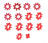 Inserto de acoplamiento de uretano para acoplamiento de eje flexible - GR14/19/24/38-125 araña de poliuretano con centro abierto, resistente al aceite y de alta resistencia para maquinaria industrial