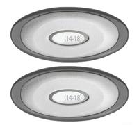Inserto de almohada LED de spa y soporte trasero para jacuzzi serie J|300 | Cojín ovalado con ventana de luz pieza de repuesto 2472|824 (2 piezas)