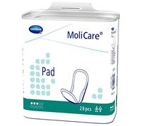 Inserto de almohadilla Hartmann Molicarare® con incontinencia, 2 gotas - 28 piezas