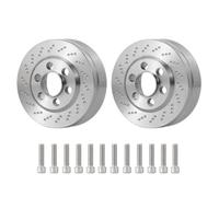 Inserto de Anillo de contrapeso de latón para Llantas de Rueda de 1.9 2.2 Pulgadas compatibles con TRX6 VS4 10 RC Accesorios de rastreadores(2.2inch-2PCS)