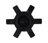 Inserto de araña de goma L110 para acoplamiento L-Jaw, inserto flexible de uretano compatible con Lovejoy & TB Woods, 83,6 mm x 18 mm, negro, amortiguador para bombas, cintas transportadoras y