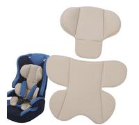 Inserto de asiento de coche, cojín de apoyo corporal ultrasuave, posicionador universal antideslizante para cabeza y cuerpo para niños y niñas, acolchado transpirable para recién nacidos y soporte de