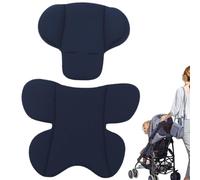 Inserto de asiento de coche, cojín de apoyo corporal ultrasuave, posicionador universal antideslizante para cabeza y cuerpo para niños y niñas, acolchado transpirable para recién nacidos y soporte de