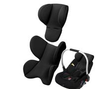 Inserto de asiento de coche para bebé, almohadillas para cochecito, almohadilla de cojín extra suave para asientos de coche, cochecito, tumbona, almohada de apoyo para la cabeza y el cuerpo