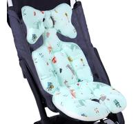 Inserto de asiento | Forro de inserción de coche para recién nacidos, acolchado grueso y esponjoso para el cuerpo del bebé, colchón para cochecito, silla de bebé y asiento de coche