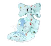 Inserto de asiento - Forro de inserción de coche para recién nacidos - Cojín de cochecito de bebé transpirable para cochecitos y sillas de bebé
