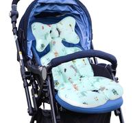 Inserto de asiento, forro de inserción de coche para recién nacidos, forro de cochecito de bebé, alfombrilla de almohada de apoyo para la cabeza y el cuerpo para asientos de cochecito de coche