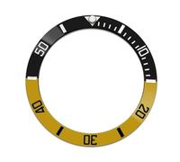 Inserto de Bisel cerámico Curvo 38 mm for Movimiento NH35 NH36. Anillo Repuesto for Reloj Buceo Masculino. Compatible con SKX007, SKX009 y SRPD Relojes Traveler(13 UK)