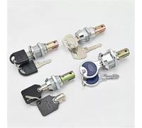 Inserto de bloqueo de caja de herramientas de aleación con enlace para armarios y cajones, mecanismo de desbloqueo de rotación de 180 grados y dos llaves para un acceso seguro (E)